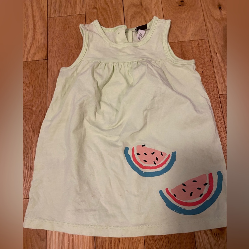 Tea collection watermelon dress 12-18 months